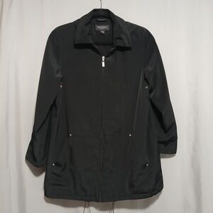 Bernardo Collection Nordstrom Black Raincoat Lightweight Jacket Women's‎